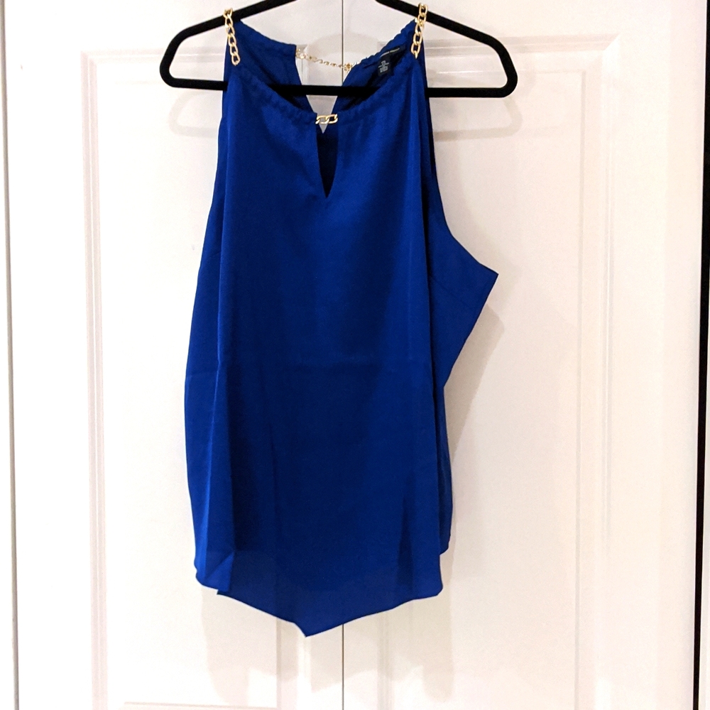 Inc. blue tank